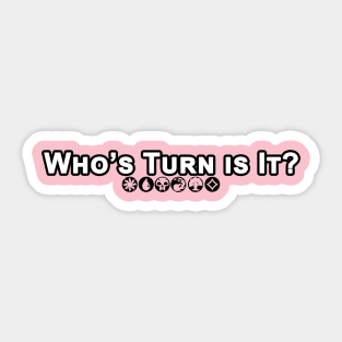 A Common Question Sticker